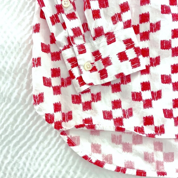Madewell red blouse - Picture 8 of 8
